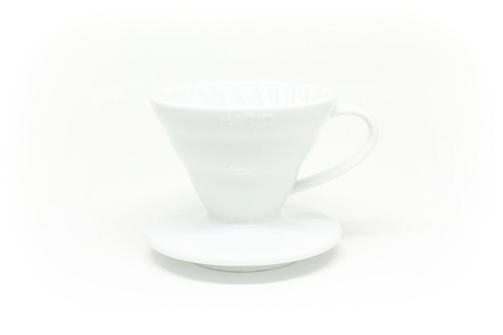 V60 Ceramic Coffee Dripper Matt White