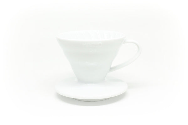 V60 Ceramic Coffee Dripper Matt White