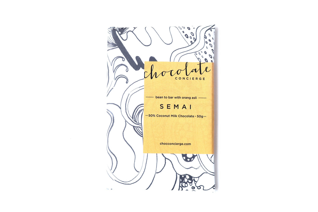 50% 椰漿巧克力 Coconut Milk Chocolate - Semai